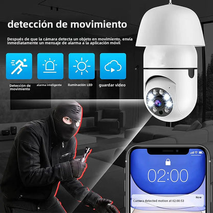 Cámara de seguridad inteligente inalámbrica con Wifi